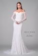 Picture of: Gorgeous Off the Shoulder Dress with Lace Sleeves and Illusion Back in IIII, Style: J2155, Detail Picture 4