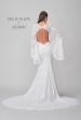 Picture of: Bell Sleeve Lace Dress with Open Back and Gorgeous Train in IIII, Style: J2164, Detail Picture 6