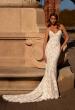 Picture of: Elegant Lace Mermaid Wedding Dress with Criss Cross Open Back in IIINI, Style: J2184, Main Picture
