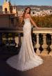 Picture of: Gorgeous Lace Wedding Gown with Scallop Lace Edges and Illusion Bodice in IIINI, Style: J2224, Main Picture