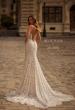 Picture of: Vintage Inspired Wedding Dress with Deep V and Corset Back in IIINI, Style: J2241, Main Picture