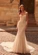 Picture of: Soft Lace Wedding Gown with Flattering Corset Bodice and Illusion Waist in IIINI, Style: J2243, Main Picture