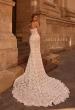Picture of: Stunning Lace Wedding Dress with Corset Bodice and Slit in IIINI, Style: J2238, Back Picture