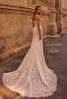 Picture of: Soft Lace Wedding Gown with Flattering Corset Bodice and Illusion Waist in IIINI, Style: J2243, Back Picture