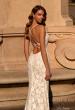 Picture of: Elegant Lace Mermaid Wedding Dress with Criss Cross Open Back in IIINI, Style: J2184, Detail Picture 2
