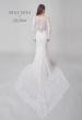 Picture of: Illusion Lace Long Sleeve Stretch Gown with Gorgeous Train in IIINI, Style: J2183, Detail Picture 5
