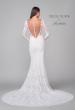 Picture of: Lace Wedding Dress with Unique Illusion Back and Button Details in IIINI, Style: J2161, Detail Picture 6