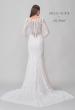 Picture of: Illusion Lace Long Sleeve Stretch Gown with Gorgeous Train in IIINI, Style: J2183, Detail Picture 6