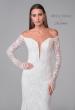Picture of: Off the Shoulder Wedding Dress with Stunning Lace Sleeves and Illusion Back in IIINI, Style: J2157, Detail Picture 7
