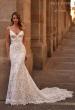 Picture of: Mermaid Lace Wedding Dress with Unique Bustier Bodice and Sheer Lace Back in IINI, Style: J2222, Main Picture