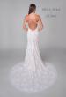 Picture of: Open Back Stretch Lace Gown with Beautiful Train in IINI, Style: J2156, Detail Picture 5