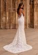 Picture of: Lace Fit and Flare Wedding Dress with Illusion Back in IIRI, Style: J2332, Main Picture