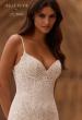 Picture of: Lace Fit and Flare Wedding Dress with Illusion Back in IIRI, Style: J2332, Detail Picture 1
