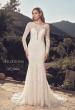 Picture of: Lovely Lace Gown with Illusion Long Sleeves and Back Detail in ILW, Style: J2097, Main Picture