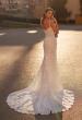 Picture of: Lace Wedding Dress with Bustier Style Top and Unique Straps in WIII, Style: J2216, Back Picture