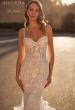 Picture of: Lace Wedding Dress with Bustier Style Top and Unique Straps in WIII, Style: J2216, Detail Picture 1