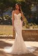 Picture of: Strapless Lace Wedding Gown with Sweeheart Top and Clover Train in WIINI, Style: J2219, Main Picture