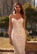 Picture of: Strapless Lace Wedding Gown with Sweeheart Top and Clover Train in WIINI, Style: J2219, Detail Picture 1