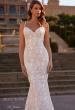 Picture of: Wedding Dress with Gorgeous Lace Pattern and V Neckline in WIINI, Style: J2227, Detail Picture 1