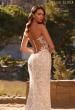 Picture of: Strapless Lace Wedding Gown with Sweeheart Top and Clover Train in WIINI, Style: J2219, Detail Picture 2