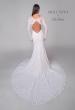 Picture of: Lace Gown with Plunge Neck and Beautiful Lace Sleeves with Scallop Details in WIINI, Style: J2159, Detail Picture 5