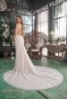 Picture of: Open Back Lace Wedding Dress with Plunge Neckline in WINI, Style: J2096, Back Picture