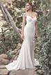 Picture of: Chic Wedding Dress with Ruching and Buttons in ivory, Style: J2032, Main Picture