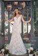 Picture of: Gorgeous Lace Gown with Scallop Detailing and Low Back in ivory, Style: J2090, Main Picture