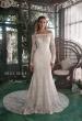 Picture of: Beautiful Lace Off the Shoulder Long Sleeve Gown in ivory, Style: J2091, Main Picture