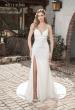 Picture of: Wedding Dress with Knot Detail and Draped Neckline in ivory, Style: J2099, Main Picture
