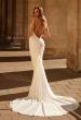 Picture of: Elegant Jersey Wedding Dress with Pearl Detail Neckline in ivory, Style: J2280, Main Picture