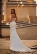 Picture of: Gorgeous Wedding Dress with Sheer Lace Top and Ruched Jersey Skirt in ivory, Style: J2275, Back Picture