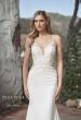 Picture of: Wedding Gown with Ornate Lace Top and Illusion Back in ivory, Style: J2101, Detail Picture 1
