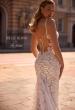 Picture of: Luxurious Lace Wedding Gown with V Neckline And Illusion Back in ivory, Style: J2255, Detail Picture 2