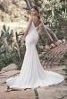 Picture of: Chic Wedding Dress with Ruching and Buttons in ivory, Style: J2032, Detail Picture 3
