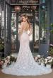 Picture of: Gorgeous Lace Gown with Scallop Detailing and Low Back in ivory, Style: J2090, Detail Picture 4