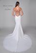 Picture of: Chic Square Neck Luxe Knit Jersey Gown with Lace Up Tie Back in ivory, Style: J2068, Detail Picture 5