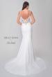 Picture of: Luxe Jersey Wedding Dress with Lace Illusion Back and Ruching in Ivory, Style: J2133, Detail Picture 5