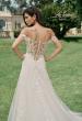 Picture of: Off the Shoulder A-Line Lace Detail Gown with Illusion Back in IBII, Style: B1193, Detail Picture 2