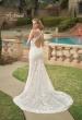 Picture of: Beautiful Lace Dress with Open Back and Detailed Train in IIB, Style: B1039, Back Picture