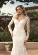 Picture of: Mermaid Dress with Stunning Lace and Sheer Sleeves in III, Style: B1091, Detail Picture 1