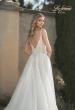 Picture of: A-Line Wedding Dress with Slit and Illusion Bodice in IIII, Style: B1011, Detail Picture 2