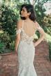 Picture of: Lace Trumpet Wedding Dress with Off the Shoulder Straps in IIII, Style: B1240, Detail Picture 2