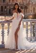 Picture of: Off-the-Shoulder 3D Lace A-Line Wedding Dress with Slit in IIIII, Style: B1486, Main Picture