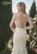 Picture of: Trumpet Gown with Elegant Lace and Scallop Detailing in IIIII, Style: B1163, Detail Picture 2