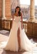 Picture of: Strapless Ruched Corset Tulle Ball Gown Wedding Dress in IIIIII, Style: B1437, Main Picture
