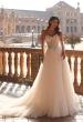 Picture of: Strapless Ruched Corset Tulle Ball Gown Wedding Dress in IIIIII, Style: B1437, Detail Picture 1