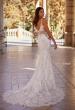Picture of: Beautiful Lace Wedding Gown with Illusion Lace Back and Beaded Straps in IIINI, Style: B1314, Main Picture