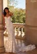Picture of: Lace Fitted Wedding Dress with Strapless Bodice and Corset Details in IIINI, Style: B1357, Main Picture