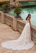 Picture of: A Line Wedding Gown with Slit in a Beautiful Lace in IIINI, Style: B1358, Main Picture